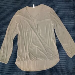 Elegant Olive Green Women's Top